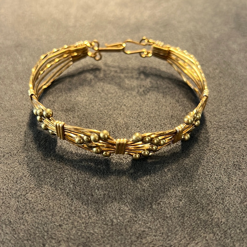 Handmade Brass Bracelet Incredible detail